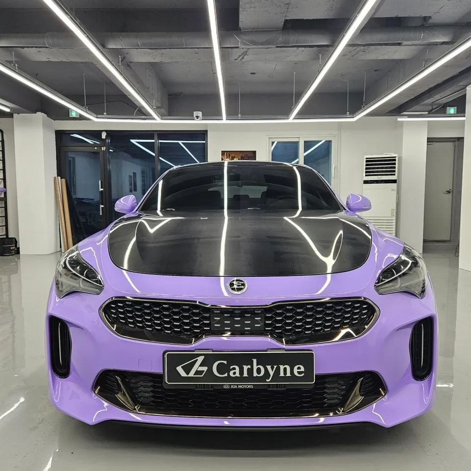 Kia Stingerのカーラッピング事例 施工写真 5