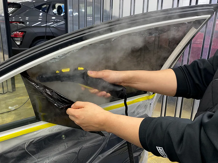 Kia K5のカーフィルム施工事例|費用目安と仕上がり 施工写真 5-1