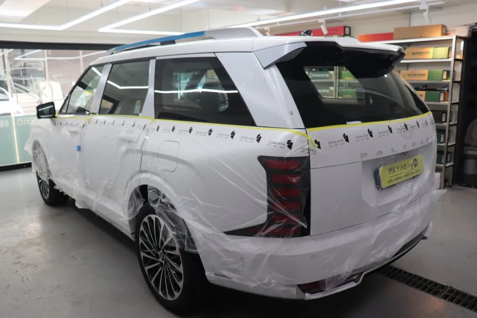Hyundai Palisadeのカーフィルム施工事例｜費用目安・仕上がり 施工写真 1-2