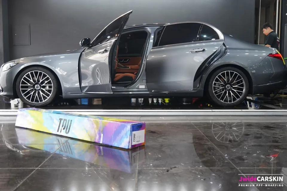 Mercedes-Benz S-ClassのカラーPPF施工事例|費用目安・仕上がり 施工写真 3-1