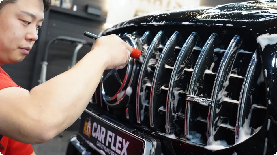Mercedes-Benz GLEのPPF施工事例|韓国での実例 施工写真 1-2