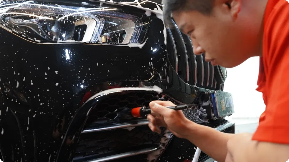Mercedes-Benz GLEのPPF施工事例|韓国での実例 施工写真 2-2