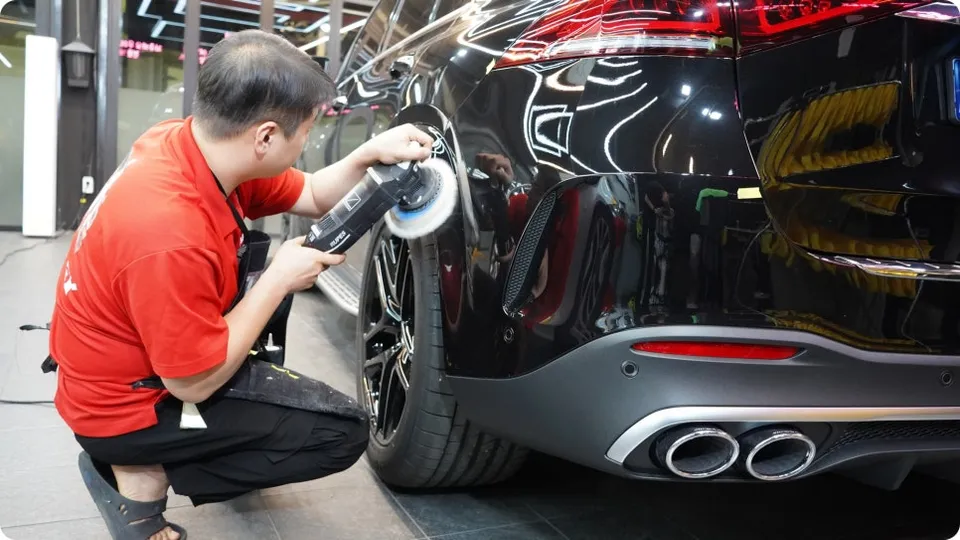 Mercedes-Benz GLEのPPF施工事例|韓国での実例 施工写真 2-3