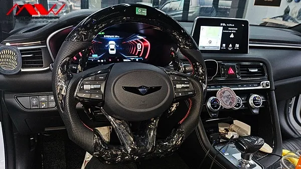 Genesis G70 steering wheel - Genesis G70 Steering Wheel Customization Review photo 4