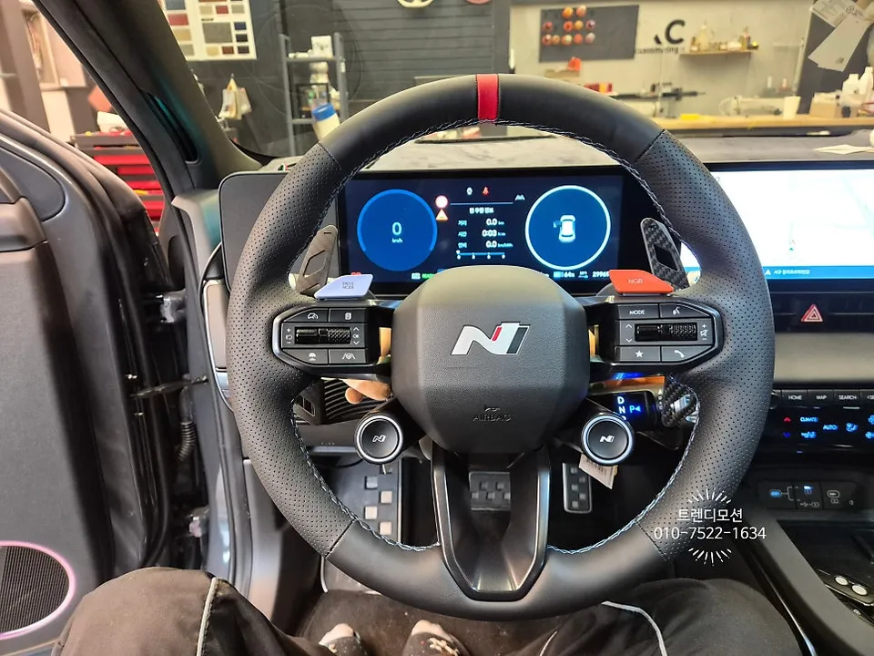 Hyundai IONIQ 5 N steering wheel - Hyundai IONIQ 5 N Steering Wheel Customization Review photo 4