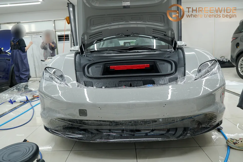 Porsche Taycan PPF施工事例|費用目安と仕上がり 施工写真 3-3