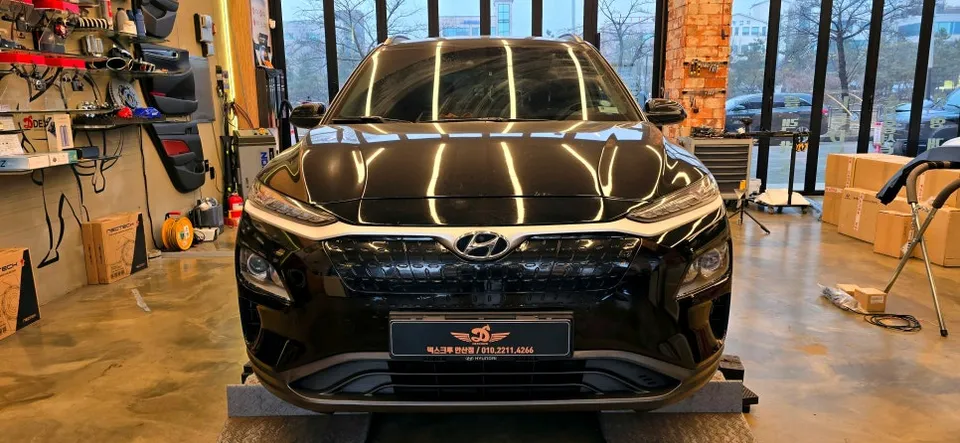 Hyundai Kona oem options installation result