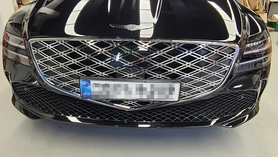 Genesis G80 body kit - Genesis G80 Black Grill Upgrade Review — Enhanced Style photo 3