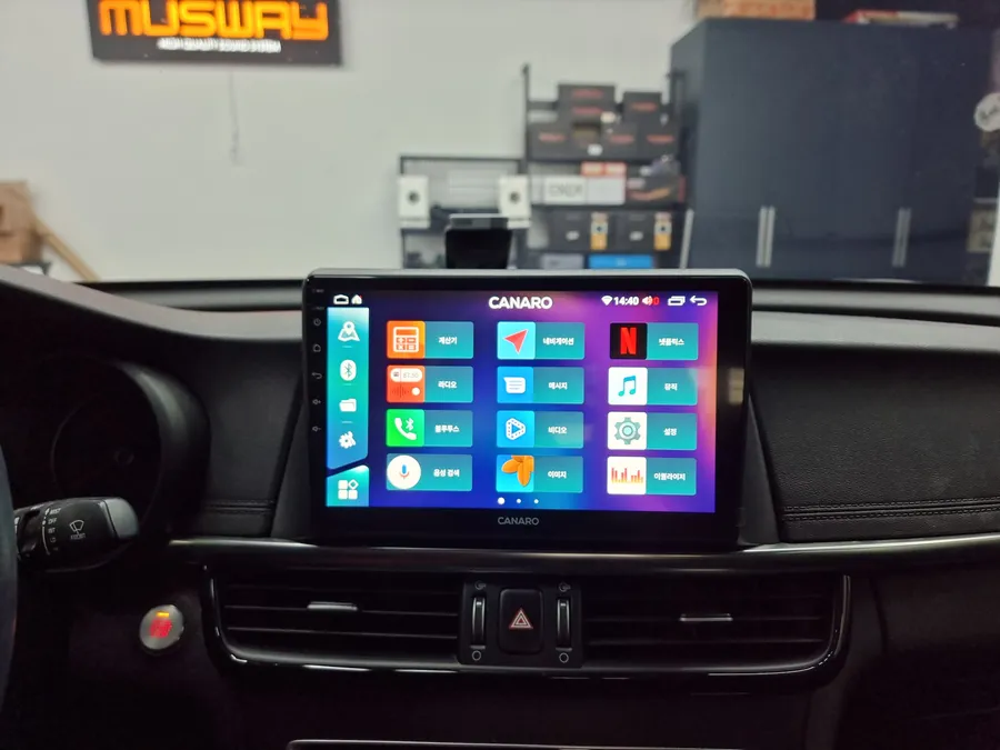 Kia K5 2nd GenのAndroid Auto・CarPlay取付事例 施工写真 2-2