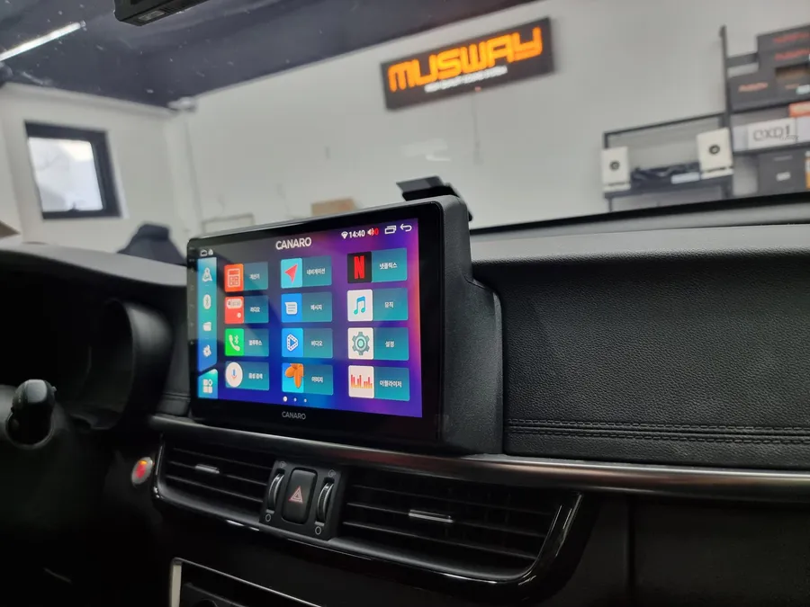 Kia K5 2nd GenのAndroid Auto・CarPlay取付事例 施工写真 3-2