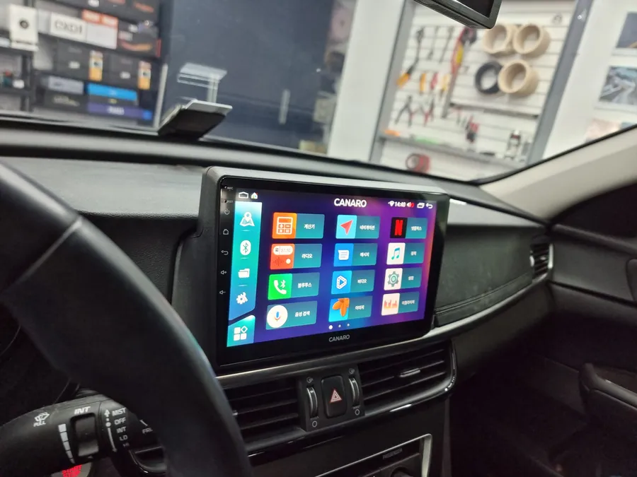 Kia K5 2nd GenのAndroid Auto・CarPlay取付事例 施工写真 4-2