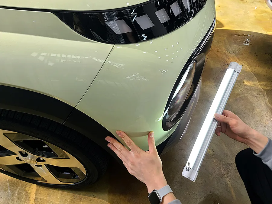 Hyundai Casperのカーフィルム施工事例|費用目安と仕上がり 施工写真 3-1