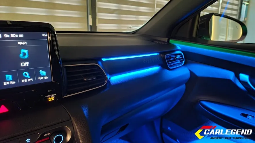 Hyundai Veloster ambient lighting - Hyundai Veloster Ambient Lighting Review: Custom LED Interior photo 4