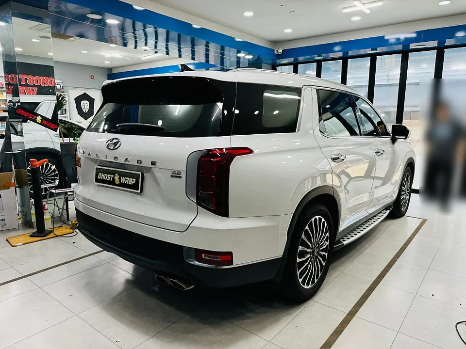 Hyundai Palisadeのカーラッピング事例｜費用目安・仕上がり 施工写真 1-2