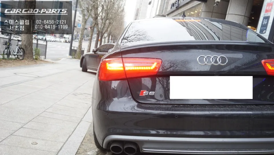 Audi A6のAndroid Auto・CarPlay取付事例 施工写真 1-3