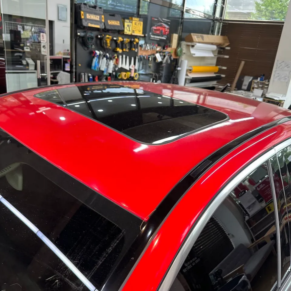 メルセデス・ベンツ Eクラス W213 カーラッピング事例 施工写真 1-3