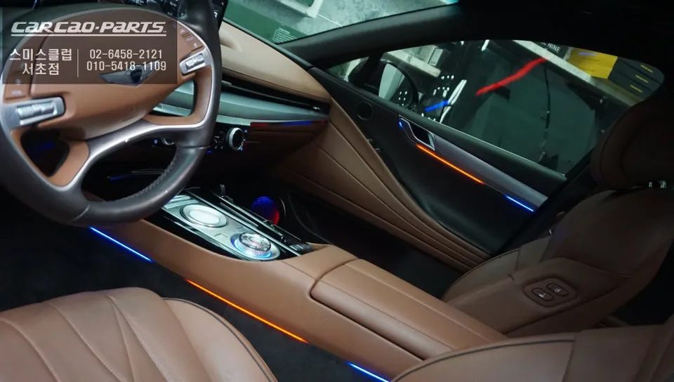 Genesis G80 ambient lighting - Genesis G80 Ambient Lighting Review — Enhanced Interior Mood photo 3