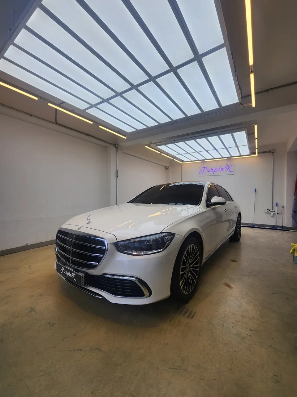 メルセデス・ベンツ Sクラス W223 PPF施工事例 施工写真 3-1