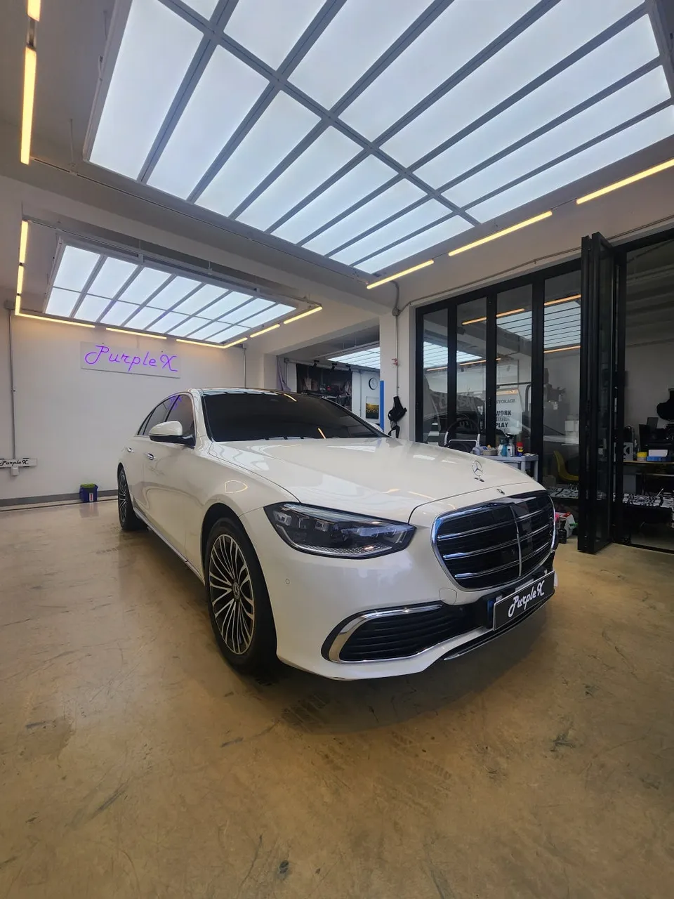 メルセデス・ベンツ Sクラス W223 PPF施工事例 施工写真 1-2