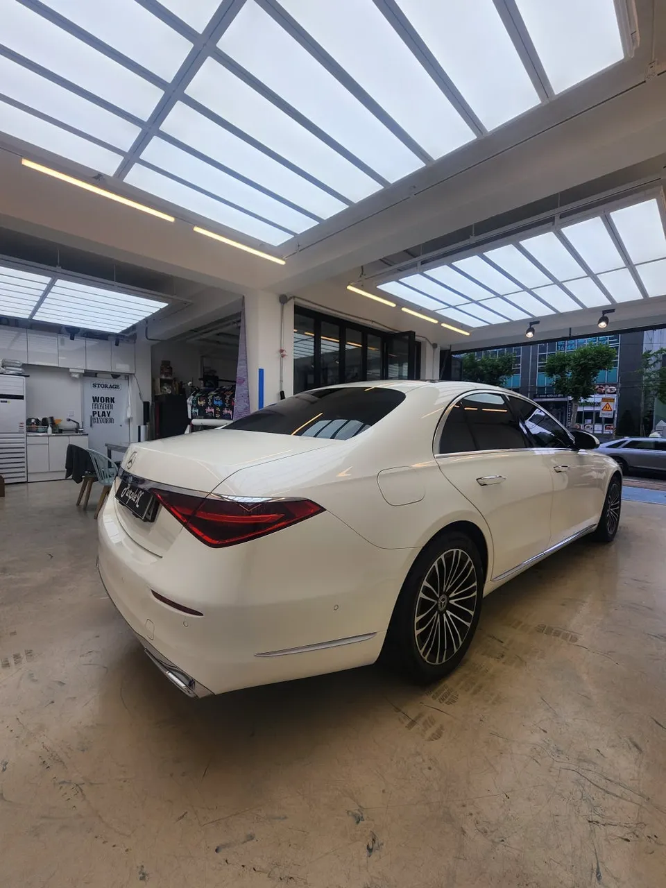 メルセデス・ベンツ Sクラス W223 PPF施工事例 施工写真 2-2