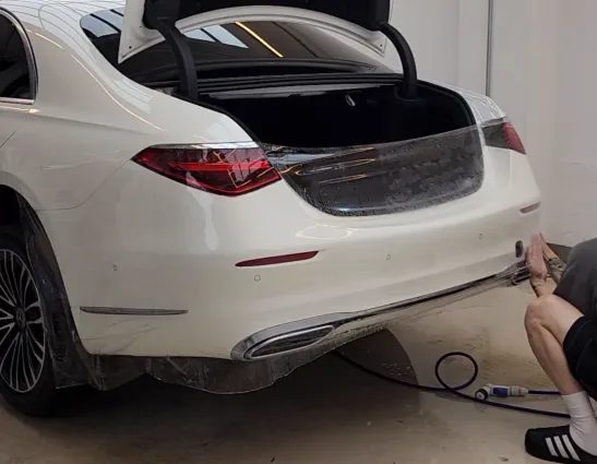 メルセデス・ベンツ Sクラス W223 PPF施工事例 施工写真 2-3