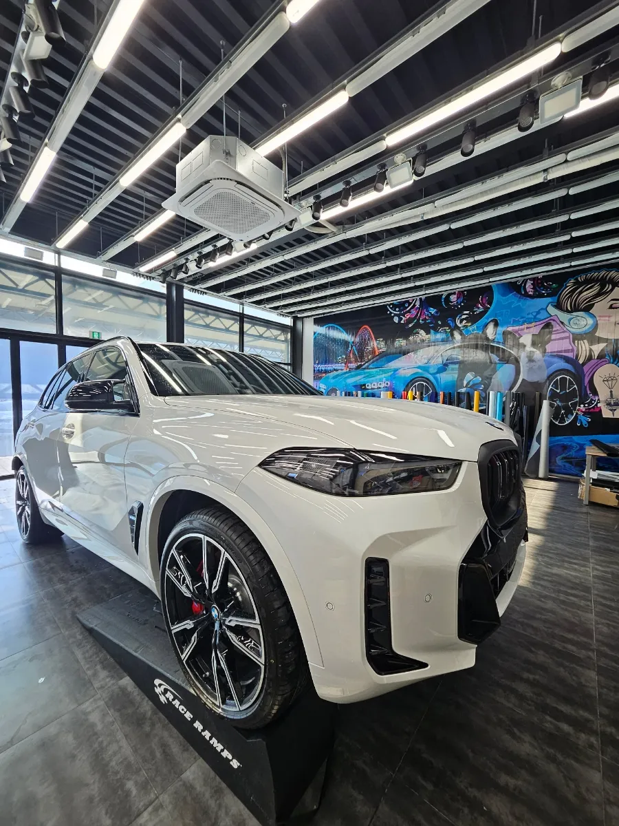 BMW X5のPPF施工事例|無光フィルムで質感を向上 施工写真 1-2