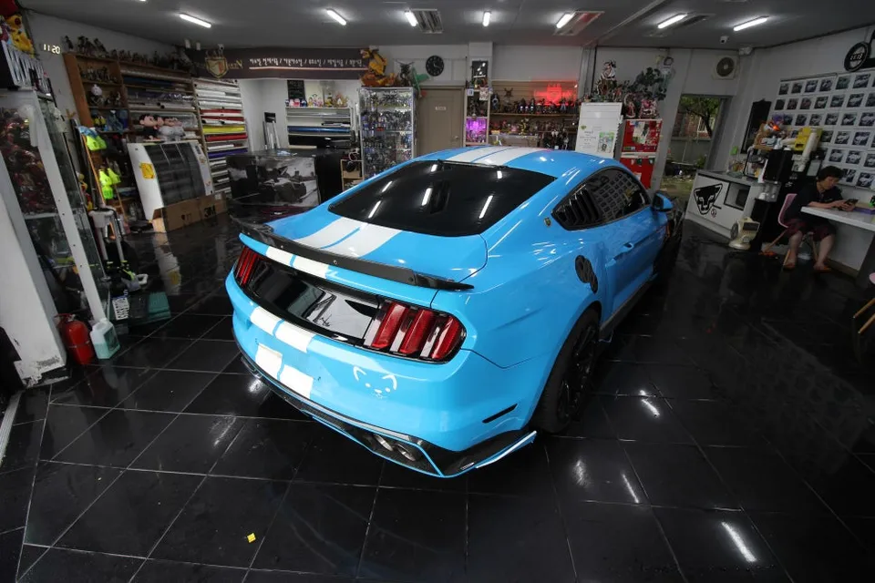 Ford Mustang 7th Gen vinyl wrap - Ford Mustang 7th Gen Wrap Review: Cost & Results photo 4