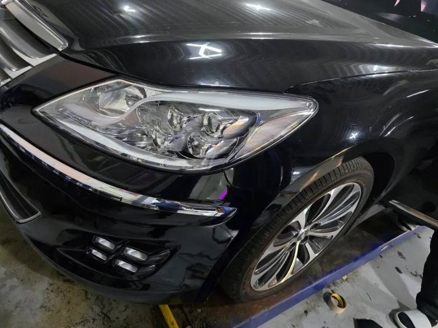 Genesis BH steering wheel installation result