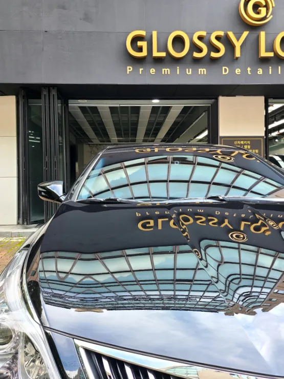 Hyundai Grandeur HGのガラスコーティング事例｜費用目安・仕上がり 施工写真 1-3