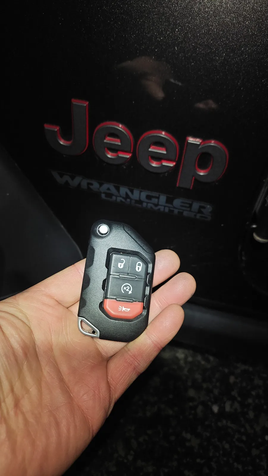 Jeep Wrangler Rubicon oem options installation result