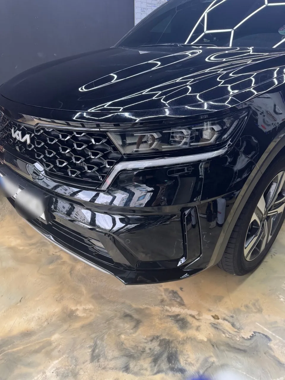 Kia Sorento HybridのPPF施工事例 施工写真 4-2
