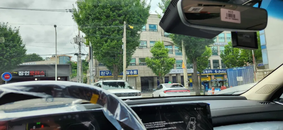 Kia K8のドラレコ取付事例|韓国での施工参考 施工写真 3-3