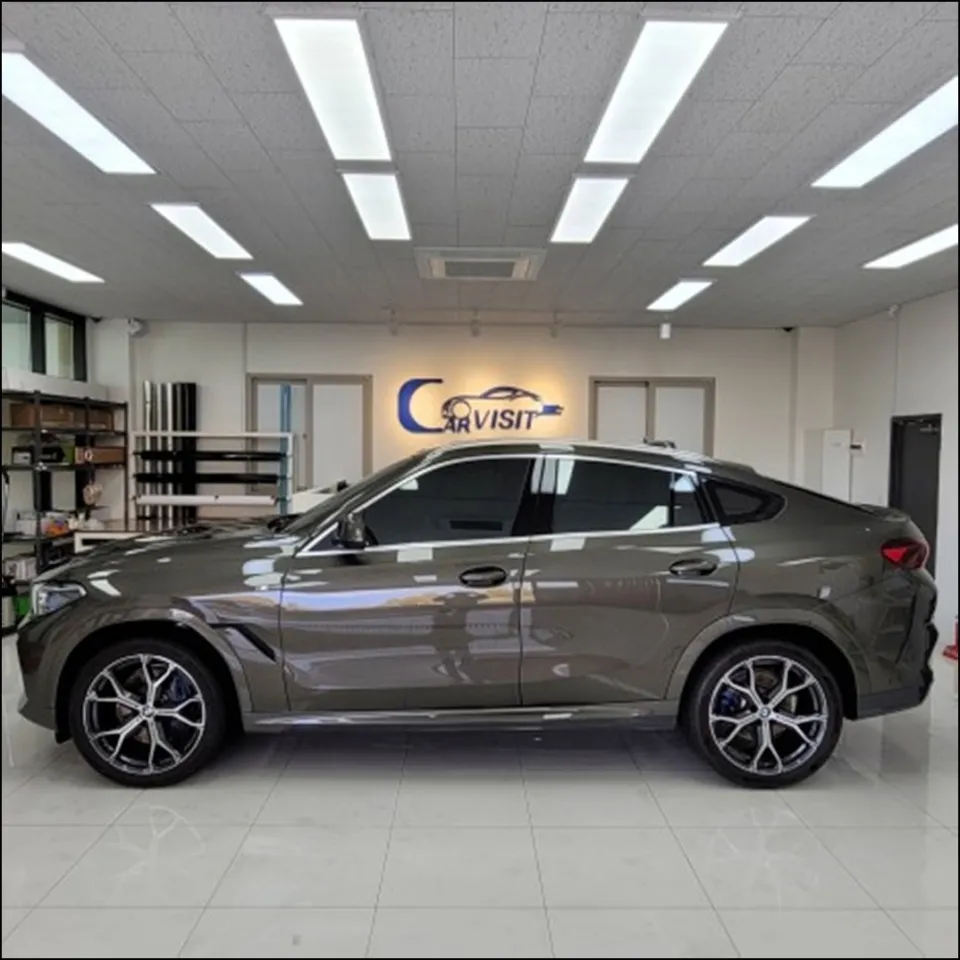 BMW X6 vinyl wrap - BMW X6 Vinyl Wrap Review — Glossy White Color Change photo 6