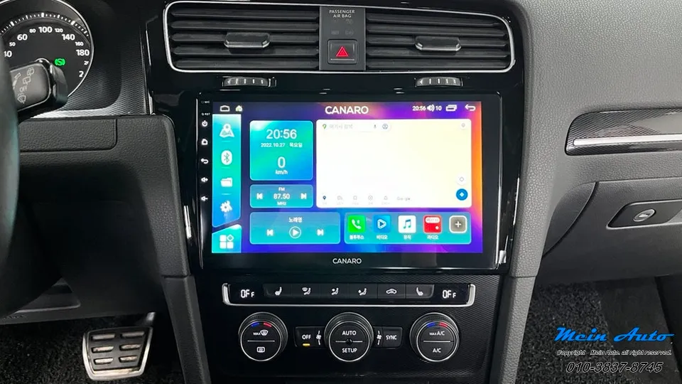 Kia K7のAndroid Auto・CarPlay取付事例 施工写真 5