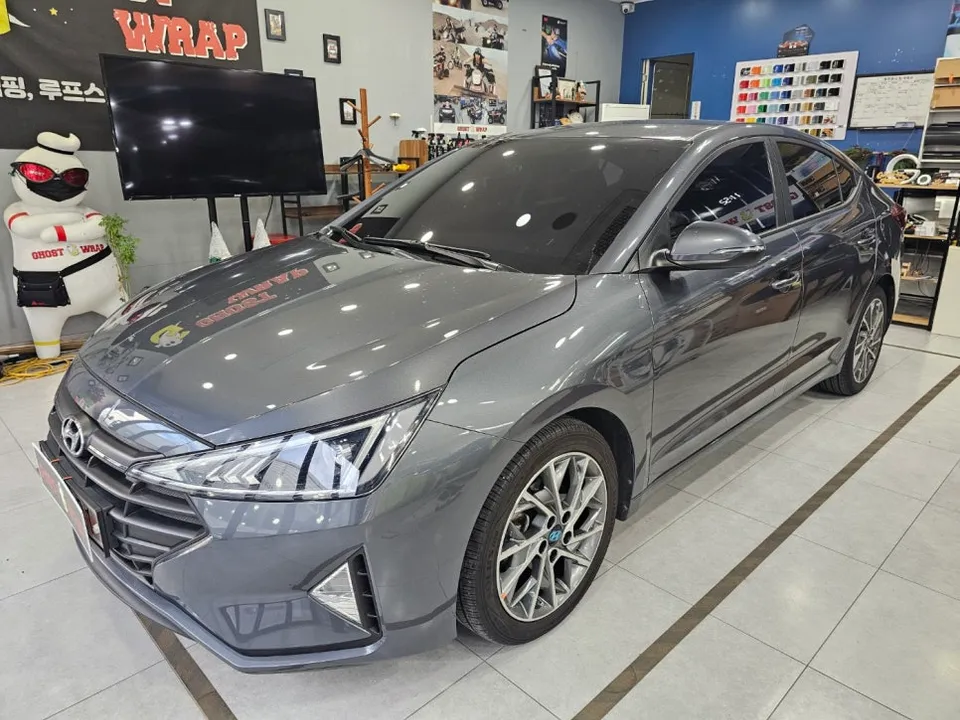 Hyundai Elantra AD vinyl wrap - Hyundai Elantra AD Vinyl Wrap Review — Black Accents & Cost photo 3