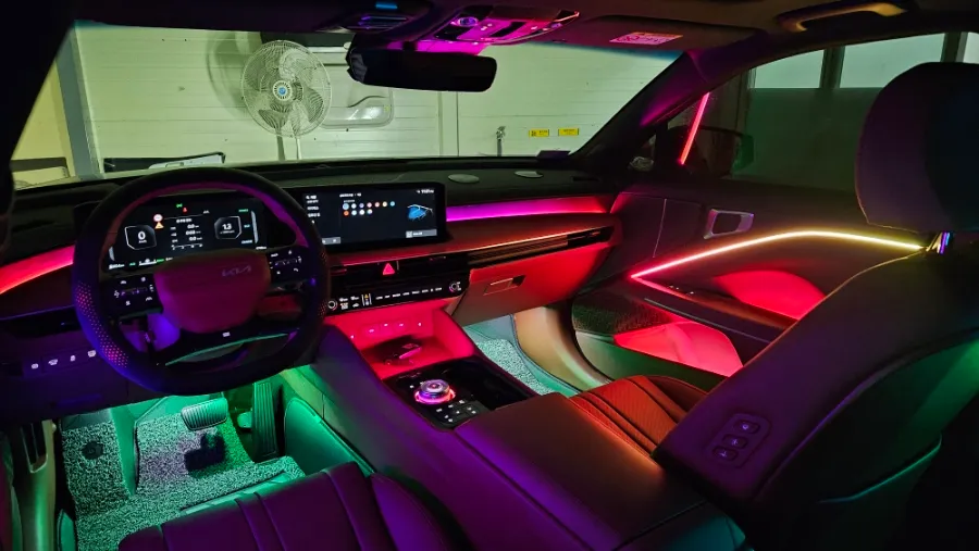 Kia K8 ambient lighting - Kia K8 Ambient Lighting Review: Cost & Results photo 3