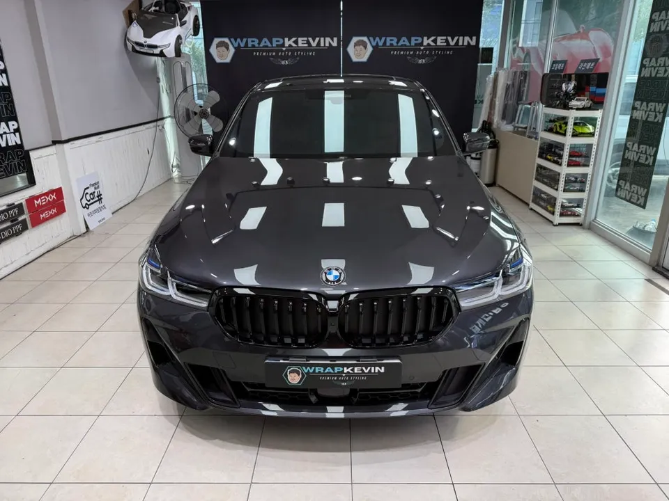 BMW 6 Series GT vinyl wrap installation result