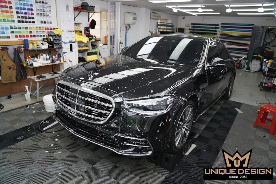 メルセデス・ベンツ Sクラス W223 PPF施工事例|費用目安・仕上がり 施工写真 3-1