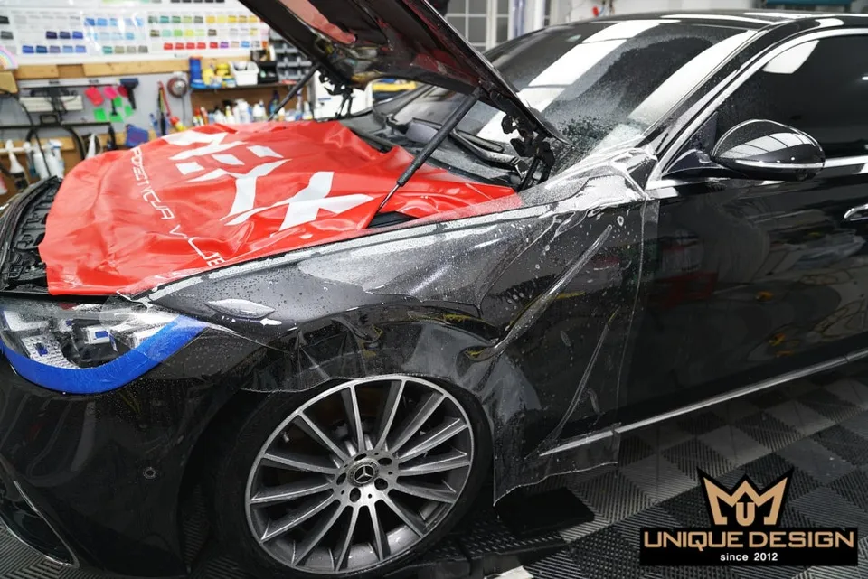 メルセデス・ベンツ Sクラス W223 PPF施工事例|費用目安・仕上がり 施工写真 2-3