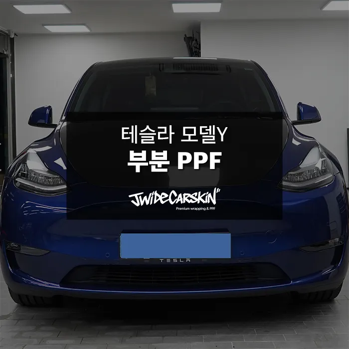 Tesla Model Y ppf installation result