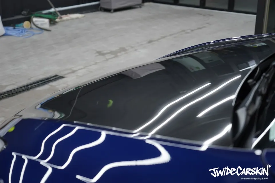 Tesla Model YのPPF施工事例 施工写真 3-2