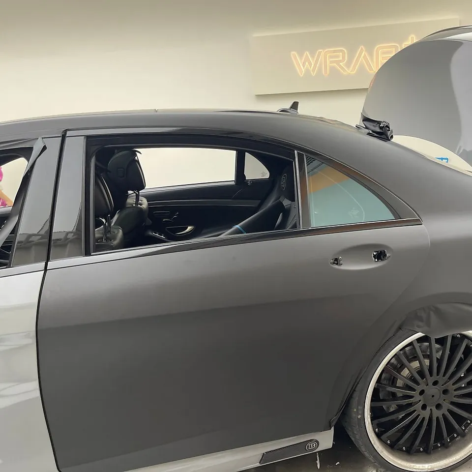 Mercedes-Benz S63 AMG vinyl wrap - Mercedes-Benz S63 AMG Vinyl Wrap Review: Cost & Results photo 4