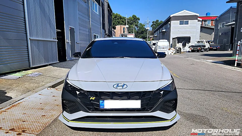 Hyundai Elantra Nのカーラッピング事例 施工写真 6
