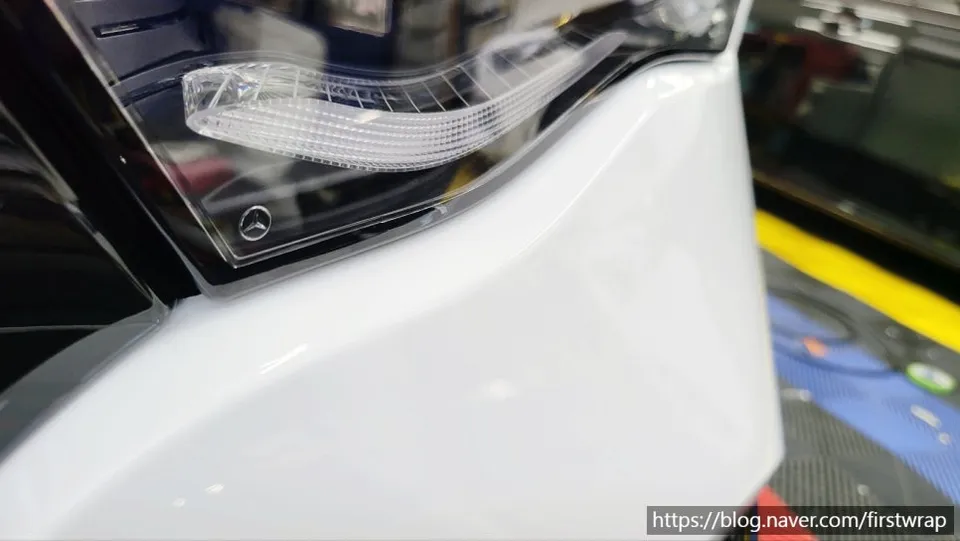 Mercedes-Benz Eクラス W214 PPF施工事例：費用目安と仕上がり 施工写真 2-2