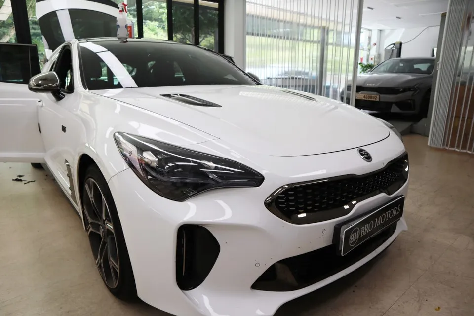 Kia Stingerのカーラッピング事例｜費用目安・仕上がり 施工写真 1-1