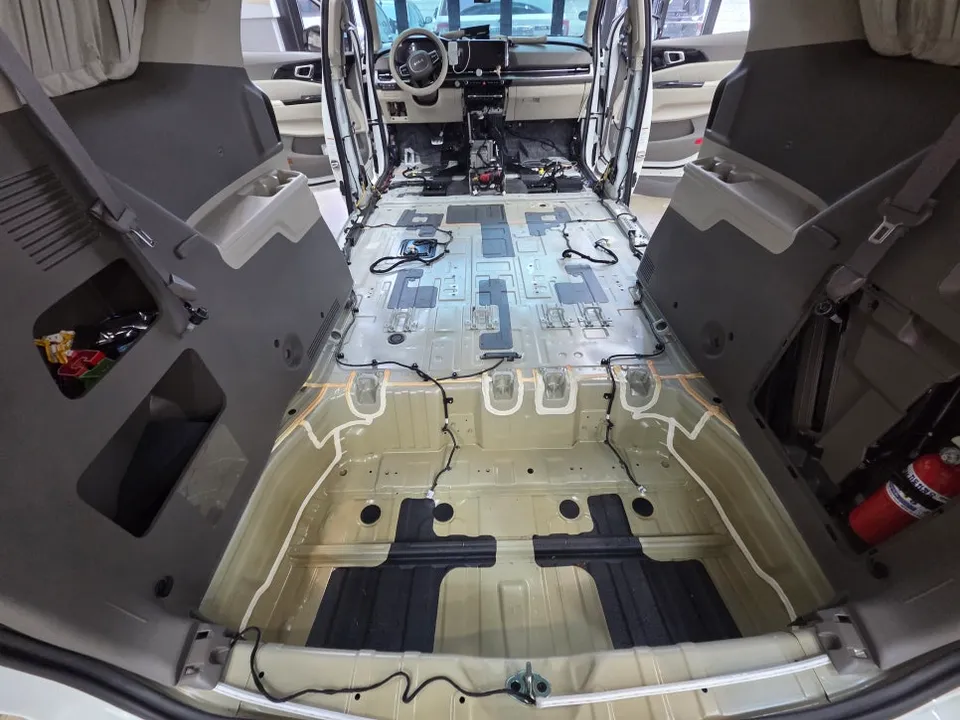 Kia Carnival soundproofing - Kia Carnival Soundproofing & Undercoating Review — Reduced Road N photo 3