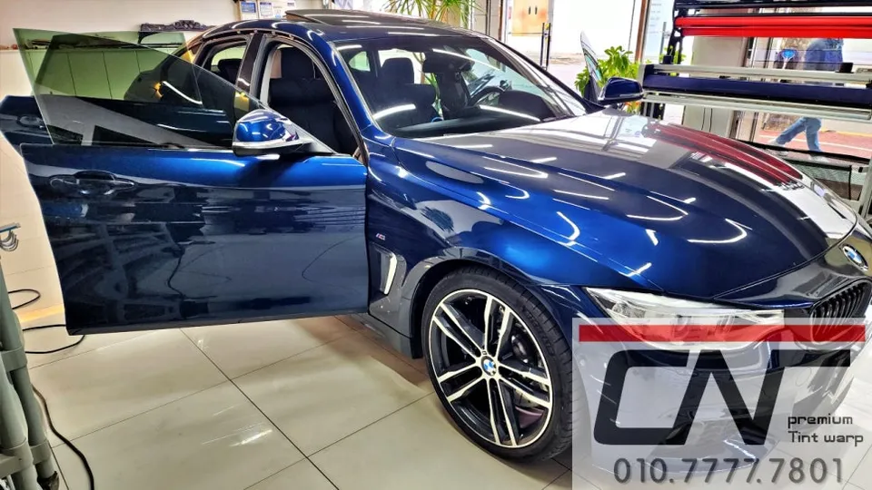 BMW 4 Series G22 カーフィルム施工事例|費用目安・仕上がり 施工写真 1-1