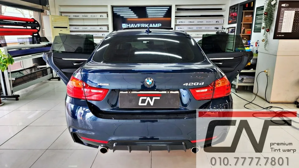 BMW 4 Series G22 カーフィルム施工事例|費用目安・仕上がり 施工写真 3-1