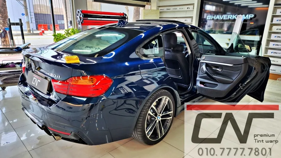 BMW 4 Series G22 カーフィルム施工事例|費用目安・仕上がり 施工写真 1-3
