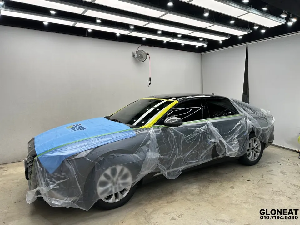 Kia K8のカーフィルム施工事例|費用目安・仕上がり 施工写真 3-1